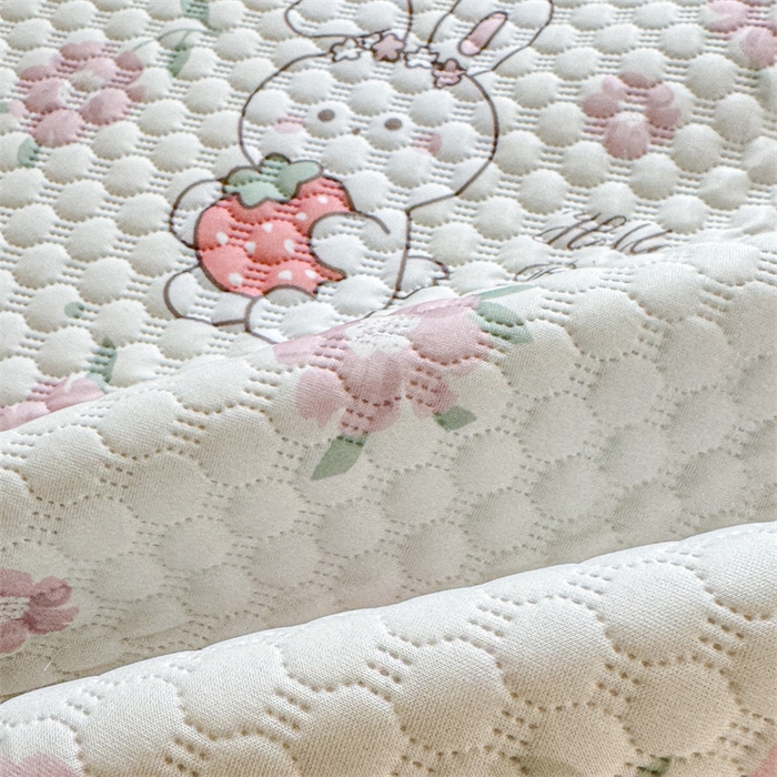 91家纺网 家纺一手货源 找家纺 （总）奥裕家纺 2026新款印花凉感云母凉感冰豆豆席床裙席凉席席子