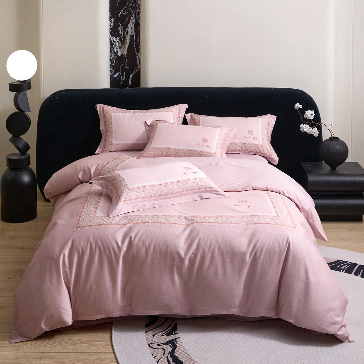 91家纺网 家纺一手货源 找家纺 （总）梧桐树 2026新款60长绒棉平网大版系列四件套