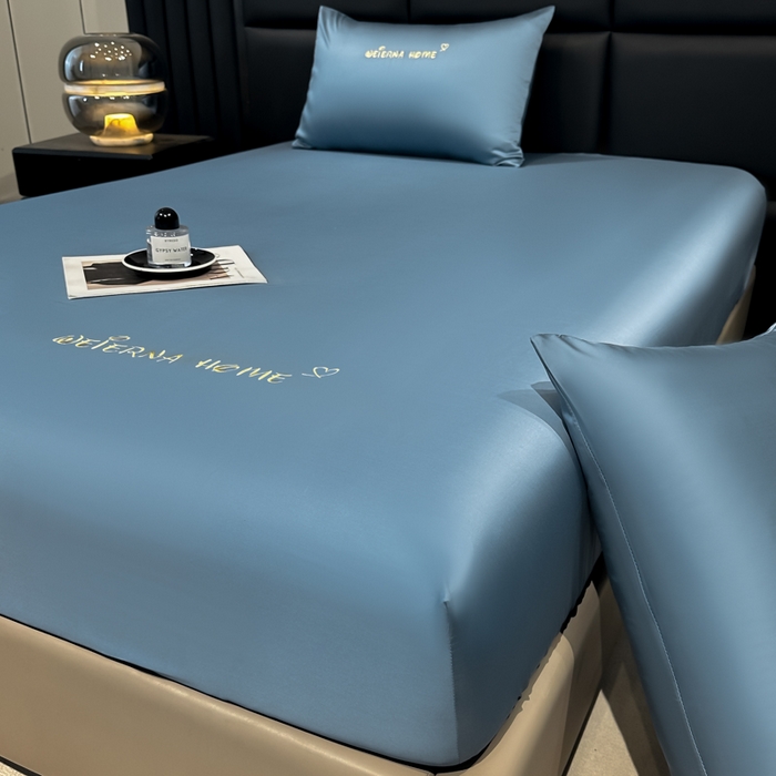 91家纺网 家纺一手货源 找家纺 （总）利欧 2026新款水洗真丝-LI利-单床笠床笠三件套