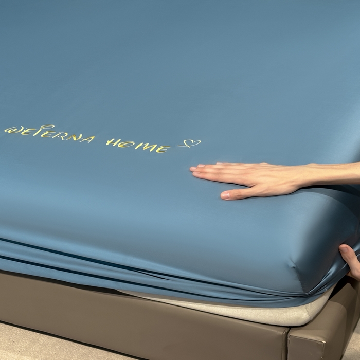 91家纺网 家纺一手货源 找家纺 （总）利欧 2026新款水洗真丝-LI利-单床笠床笠三件套