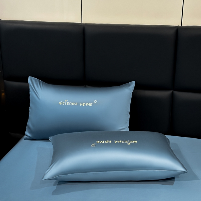 91家纺网 家纺一手货源 找家纺 （总）利欧 2026新款水洗真丝-LI利-单床笠床笠三件套