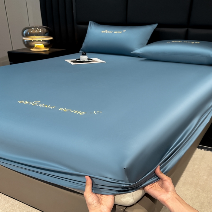 91家纺网 家纺一手货源 找家纺 （总）利欧 2026新款水洗真丝-LI利-单床笠床笠三件套,利-宾利蓝,利-豆沙红,利-高级灰,利-高级灰（深图）,利-胚芽灰,利-浅银灰,利-青草绿,利-香槟金,利-象牙白,利-耀光蓝