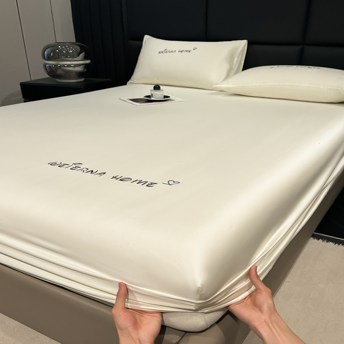 利欧 2026新款水洗真丝-LI利-单床笠床笠三件套 利-象牙白