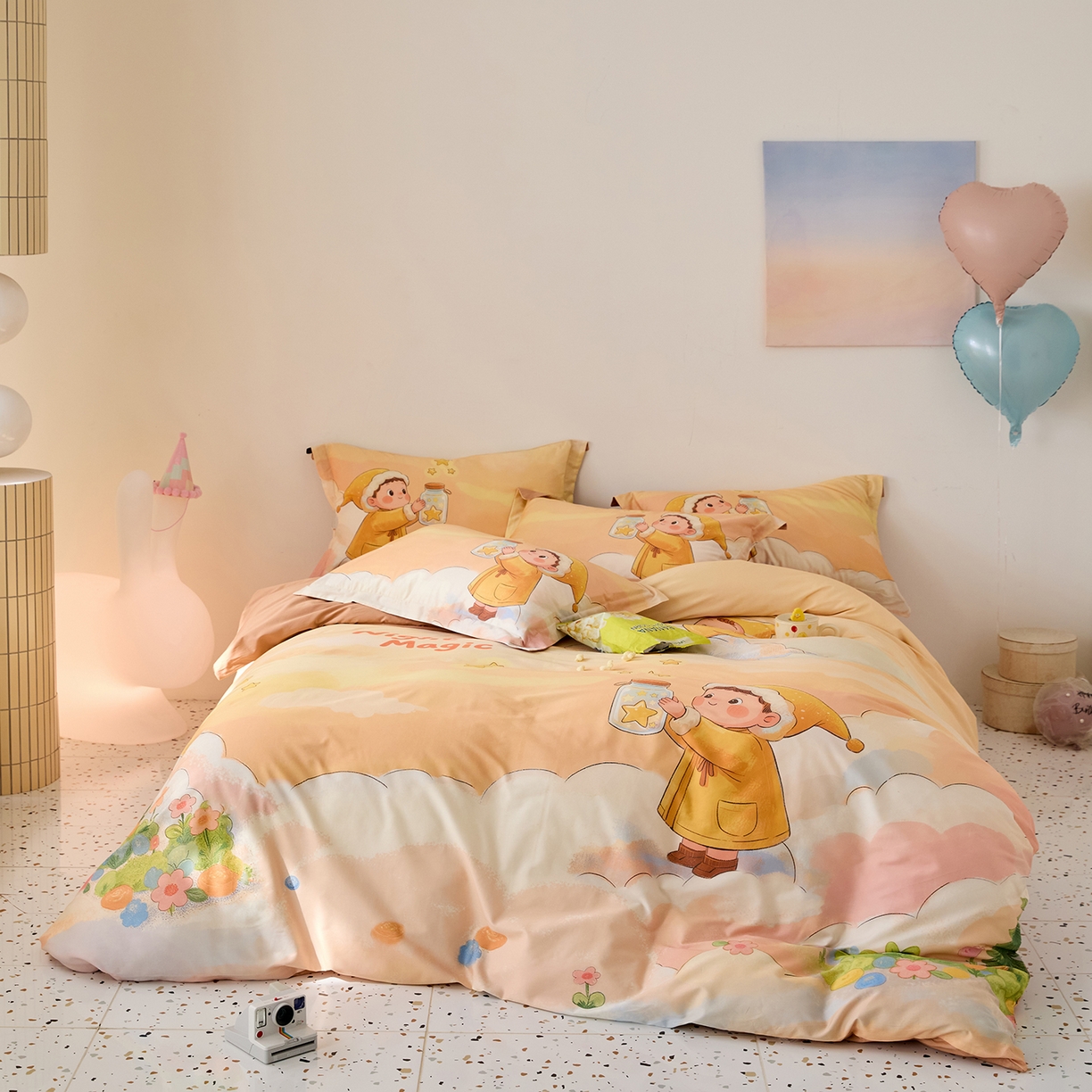 91家纺网 家纺一手货源 找家纺 （总）梧桐树 2026新款60长绒棉平网大版系列四件套