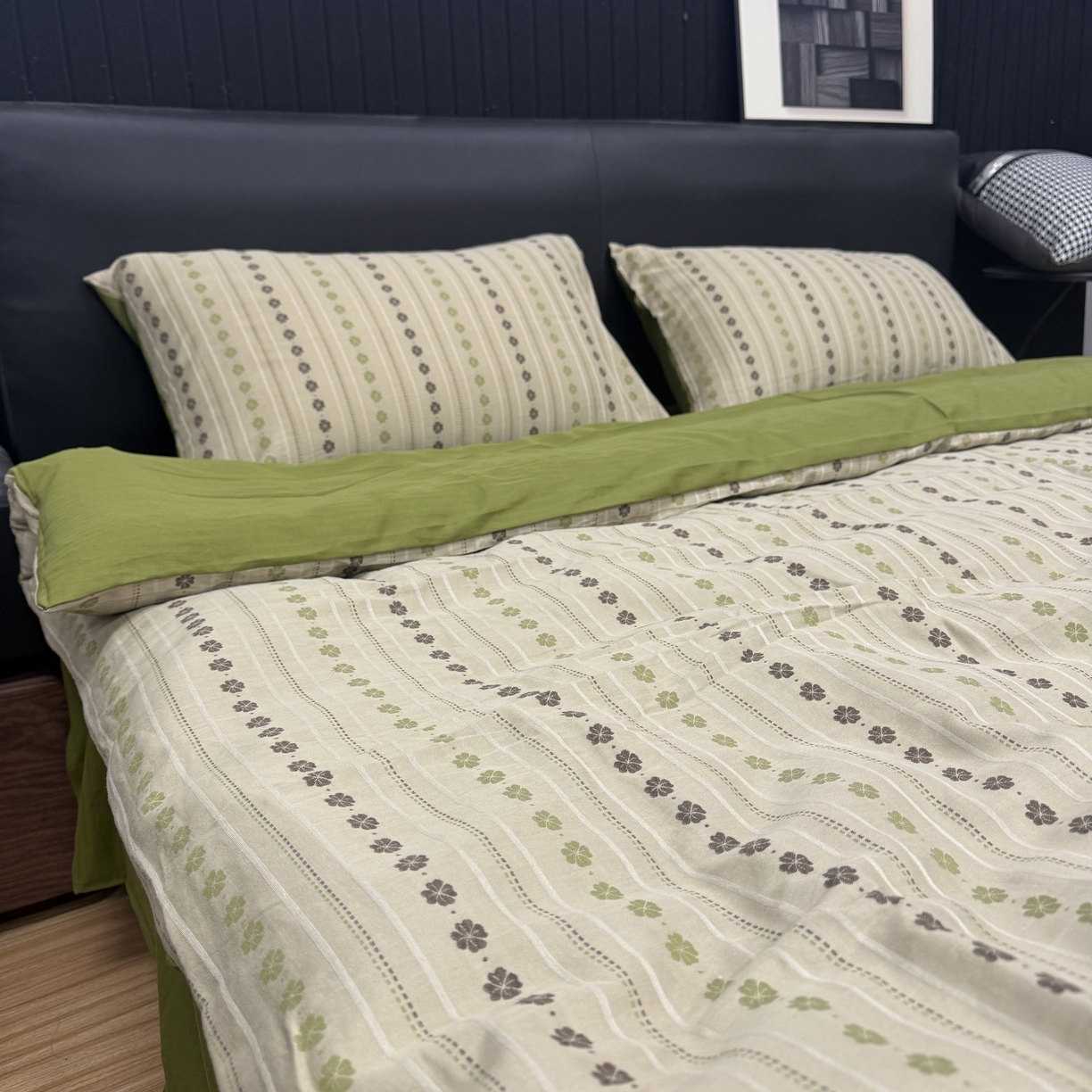 91家纺网 家纺一手货源 找家纺 （总）仰望棉麻双层纱供应链 2026新款棉麻色织大提花织带款四件套-奇幻丛林