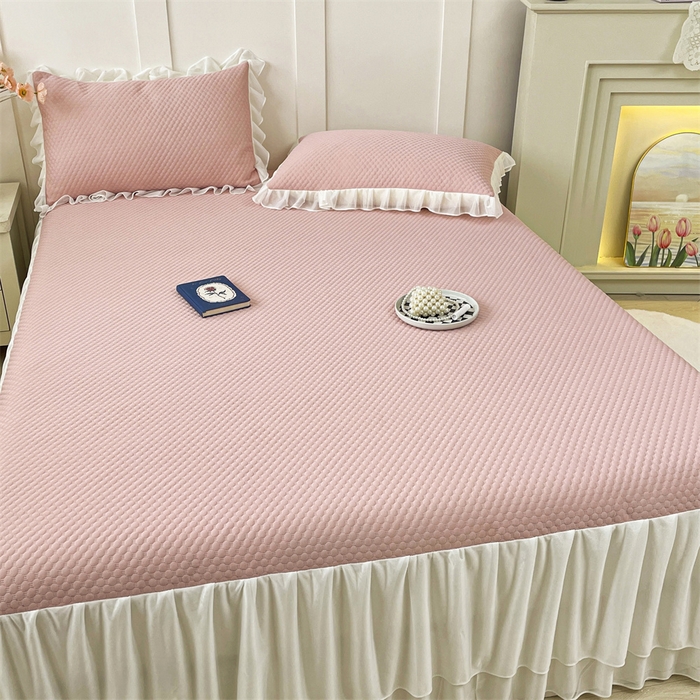 91家纺网 家纺一手货源 找家纺 （总）奥裕家纺 2026新款凉感云母凉感冰豆豆席床裙席凉席席子