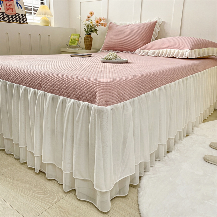 91家纺网 家纺一手货源 找家纺 （总）奥裕家纺 2026新款凉感云母凉感冰豆豆席床裙席凉席席子