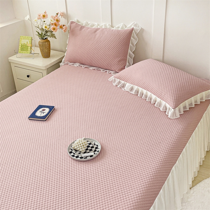 91家纺网 家纺一手货源 找家纺 （总）奥裕家纺 2026新款凉感云母凉感冰豆豆席床裙席凉席席子