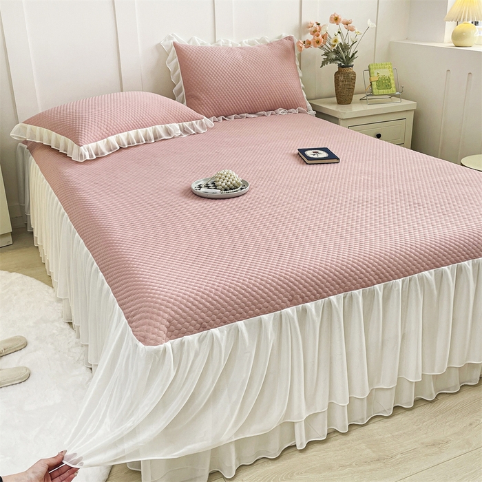 91家纺网 家纺一手货源 找家纺 （总）奥裕家纺 2026新款凉感云母凉感冰豆豆席床裙席凉席席子