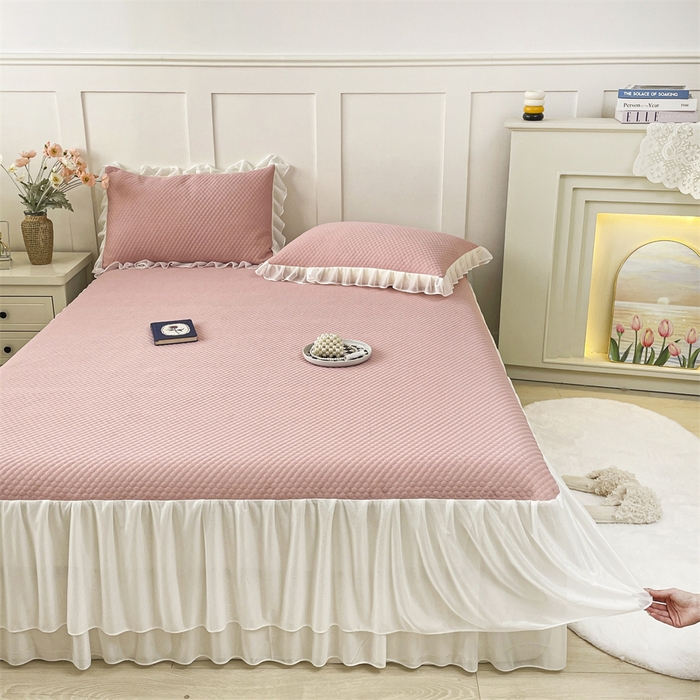 91家纺网 家纺一手货源 找家纺 （总）奥裕家纺 2026新款凉感云母凉感冰豆豆席床裙席凉席席子