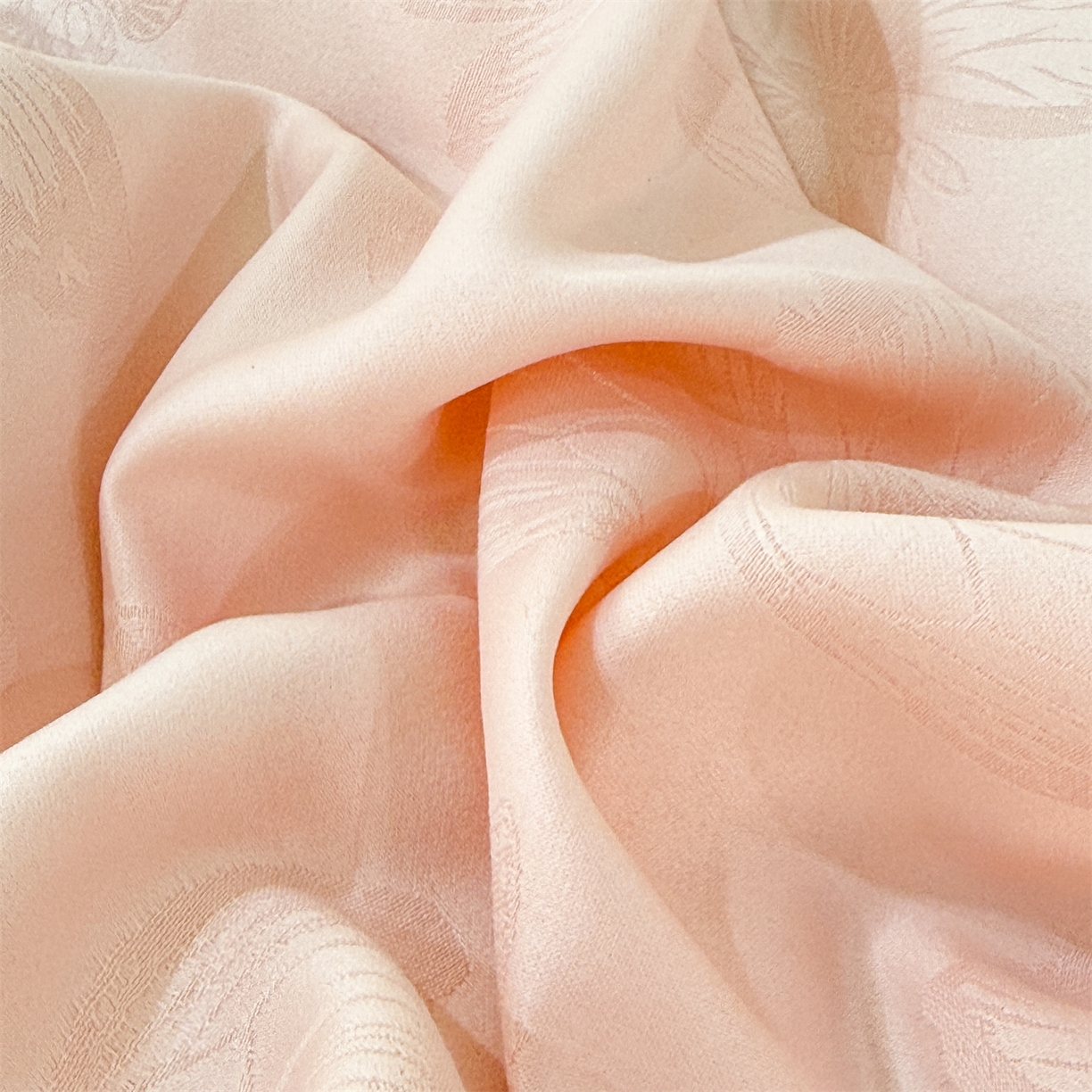 91家纺网 家纺一手货源 找家纺 优贝家纺 2026春夏新款提花水洗天丝冰丝天丝韩版夹棉床盖四件套 蝶舞-蜜桃粉