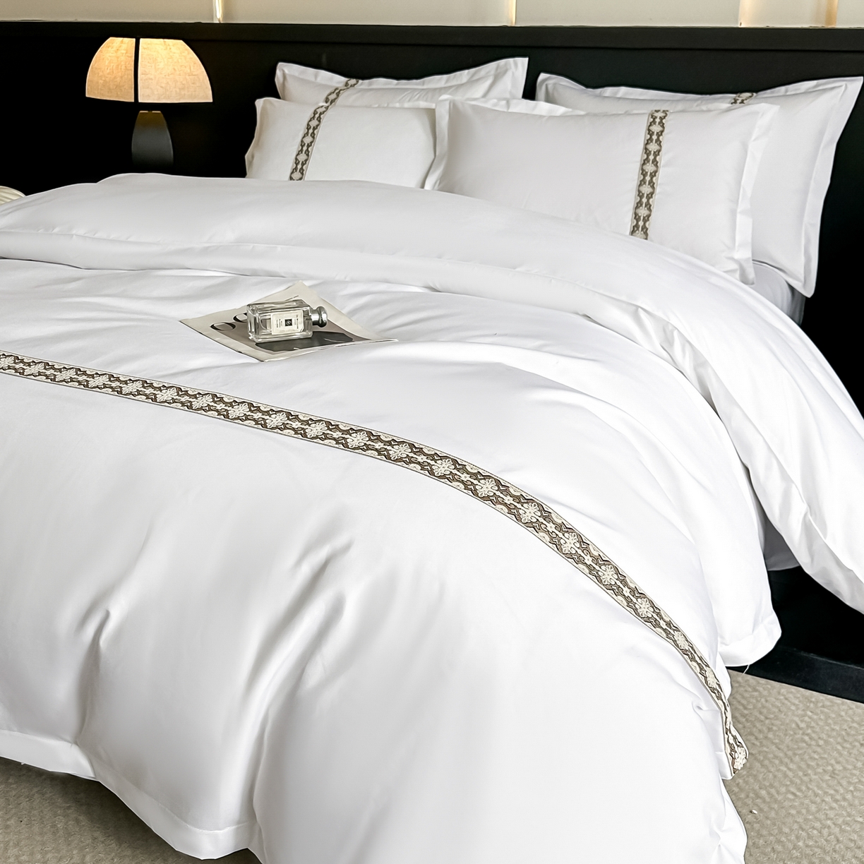 91家纺网 家纺一手货源 找家纺 （总）梦庭帛美 2026新款酒店布草宾馆亲肤四件套