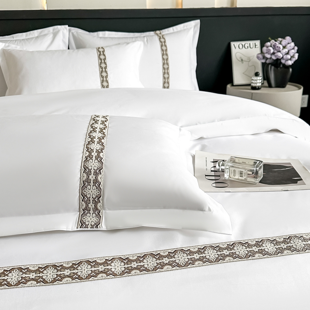 91家纺网 家纺一手货源 找家纺 （总）梦庭帛美 2026新款酒店布草宾馆亲肤四件套