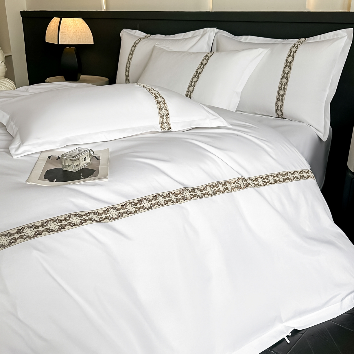 91家纺网 家纺一手货源 找家纺 （总）梦庭帛美 2026新款酒店布草宾馆亲肤四件套