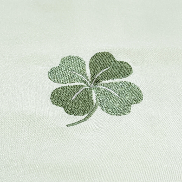 91家纺网 家纺一手货源 找家纺 憨豆家纺 2026新款水洗冰丝夏被四件套（升级抗菌棉）水洗真丝绣花系列夏凉被跨境外贸空调被 四叶草-水果奶黄