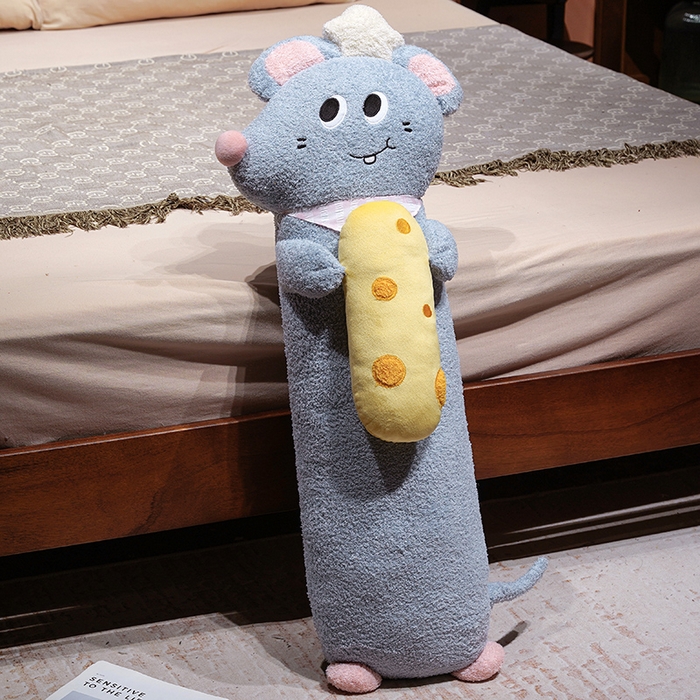 91家纺网 家纺一手货源 找家纺 （总）仟亿莱 2026新款鼠大厨趣味长条抱枕