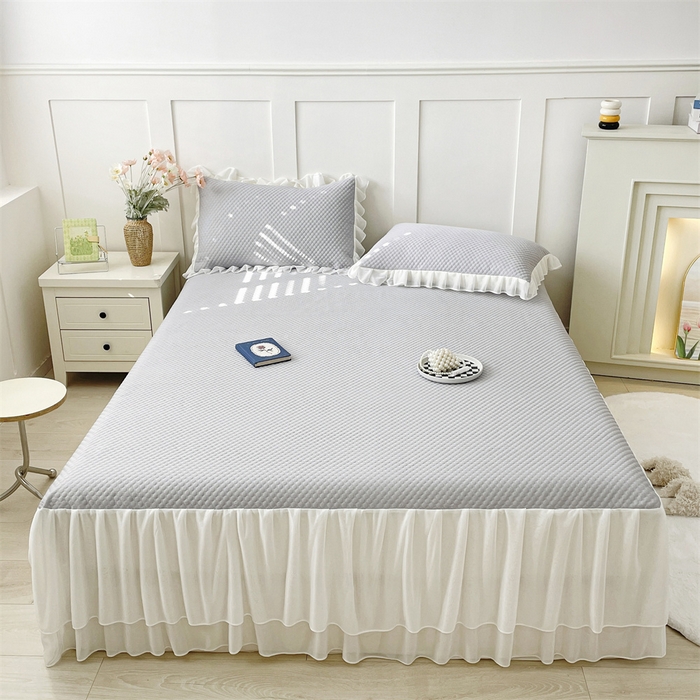 91家纺网 家纺一手货源 找家纺 （总）奥裕家纺 2026新款凉感云母凉感冰豆豆席床裙席凉席席子