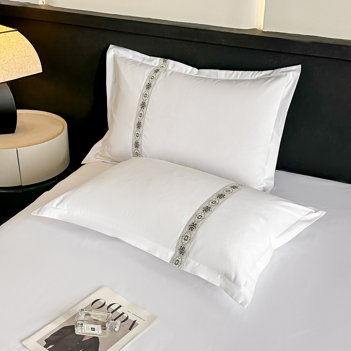 91家纺网 家纺一手货源 找家纺 梦庭帛美 2026新款酒店布草宾馆亲肤四件套 星柚