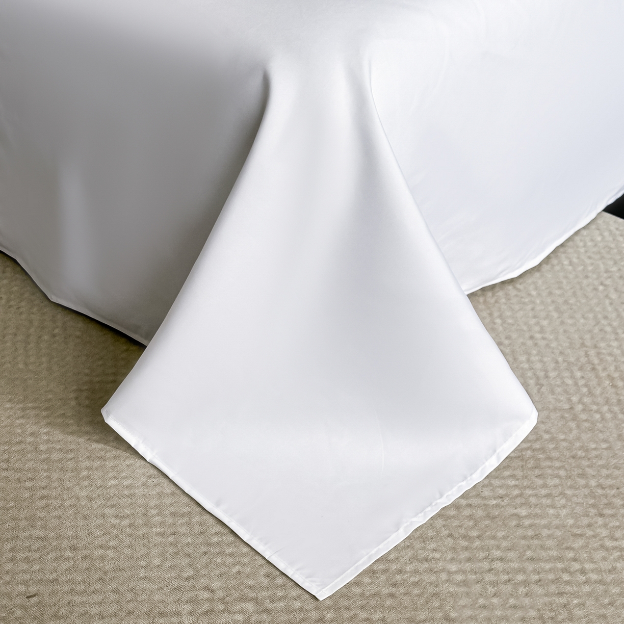 91家纺网 家纺一手货源 找家纺 梦庭帛美 2026新款酒店布草宾馆亲肤四件套 胭脂海棠