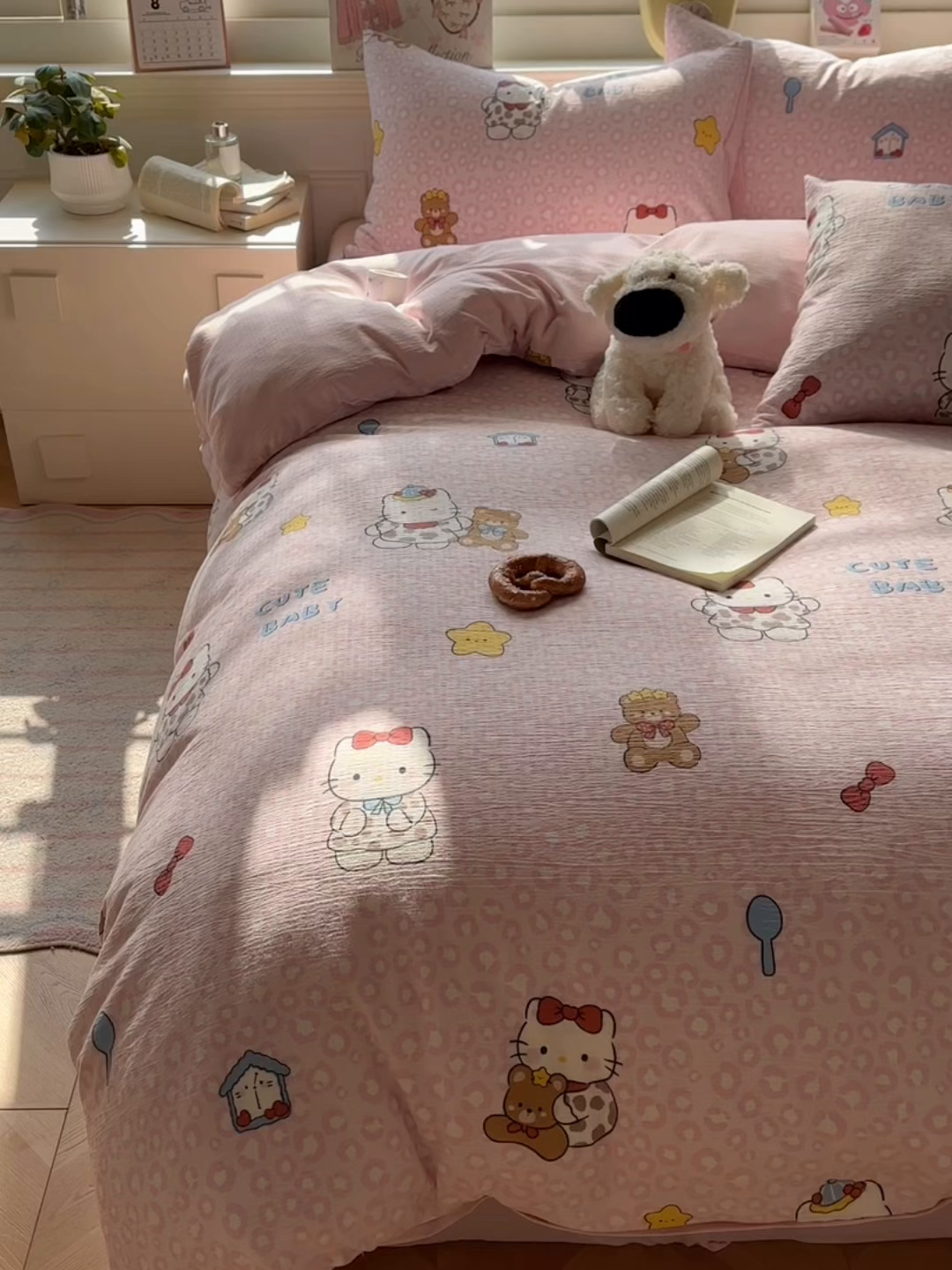 91家纺网 家纺一手货源 找家纺 （总）女子家纺 2026春夏新款云感皱皱纱小清新四件套