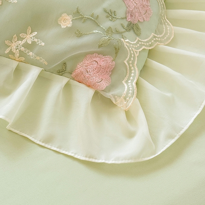 91家纺网 家纺一手货源 找家纺 （总）漫布云家纺 2026春夏超柔水洗棉床裙款四件套-唯爱系列