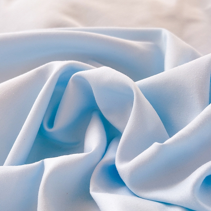 91家纺网 家纺一手货源 找家纺 漫布云家纺 2026春夏超柔水洗棉床裙款四件套-唯爱系列 唯爱-梦幻蓝