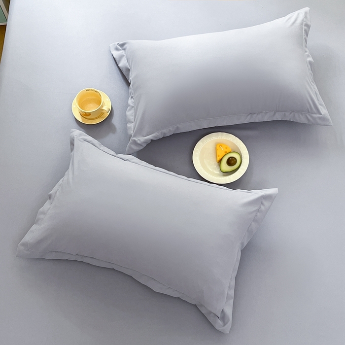 91家纺网 家纺一手货源 找家纺 默忆 2026新款针织双层纱印花糯小棉床笠 经典灰