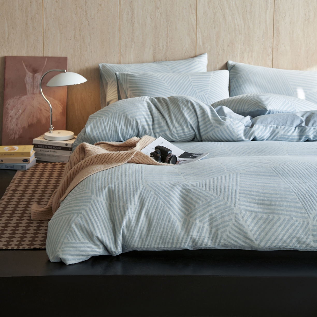 91家纺网 家纺一手货源 找家纺 （总）如一 2026新款色织提花全棉水洗棉纯棉四件套第二批