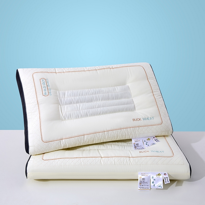 91家纺网 家纺一手货源 找家纺 （总）宇诺家纺 2026新款大凉山苦荞枕枕头枕芯枕皮