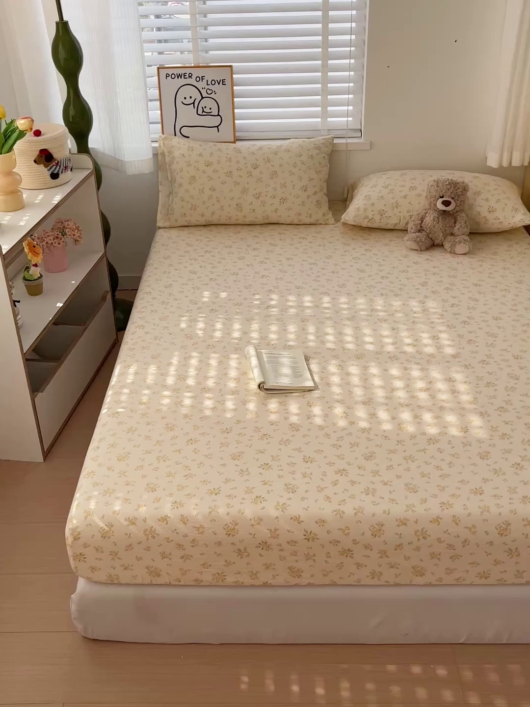 91家纺网 家纺一手货源 找家纺 仟人梦 2026新款云感双层纱印花单床笠床笠单件 舒芙蕾