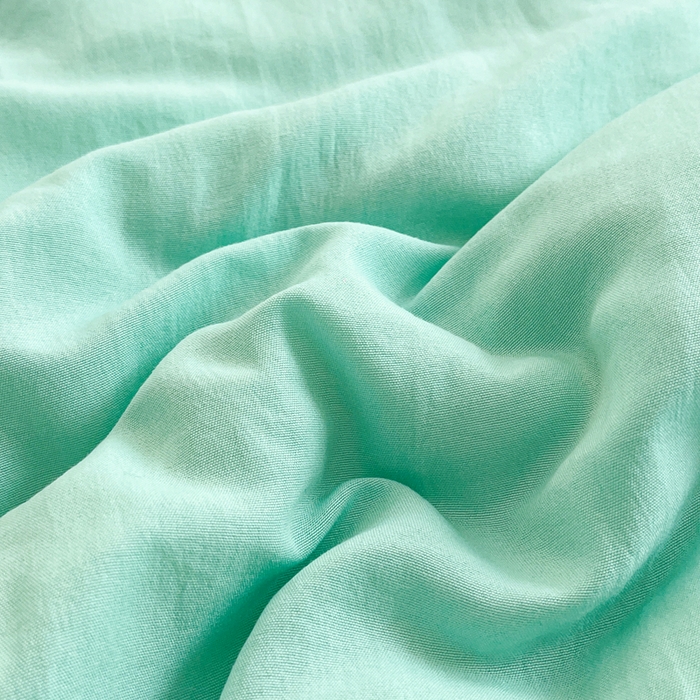 91家纺网 家纺一手货源 找家纺 默忆 2026新款A类双层纱水洗棉麻大豆夏被被子被芯 青叶绿