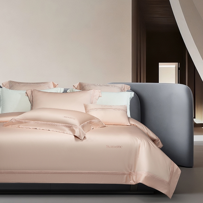 91家纺网 家纺一手货源 找家纺 （总）诗黛尔 2026春夏新款长绒棉刺绣四件套-逸美系列