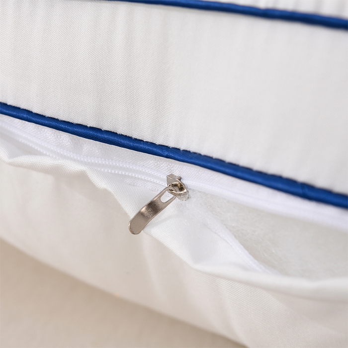 91家纺网 家纺一手货源 找家纺 （总）浩宇家纺 2026新款蓝线立体枕芯枕壳枕皮成人家用枕头外贸平台款2601