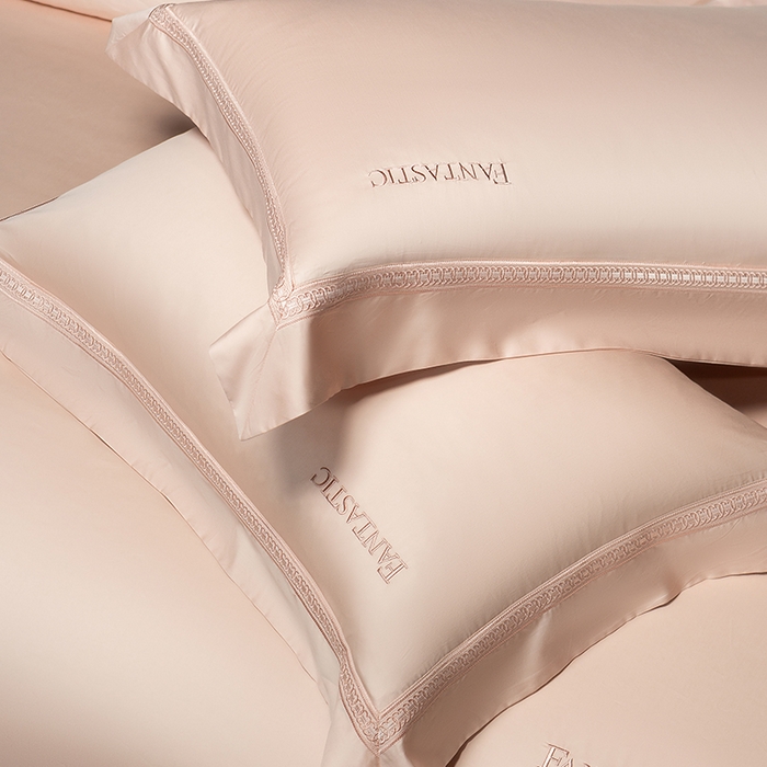 91家纺网 家纺一手货源 找家纺 （总）诗黛尔 2026春夏新款长绒棉刺绣四件套-逸美系列