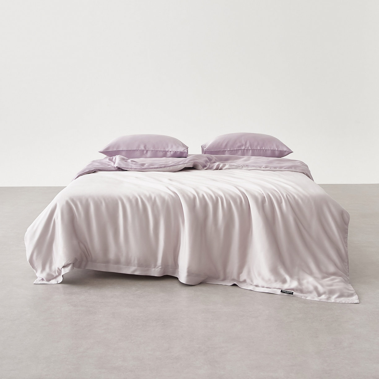 91家纺网 家纺一手货源 找家纺 EH家居 2026春夏新款简约纯色天丝单品被套 仲夏-浅樱粉紫