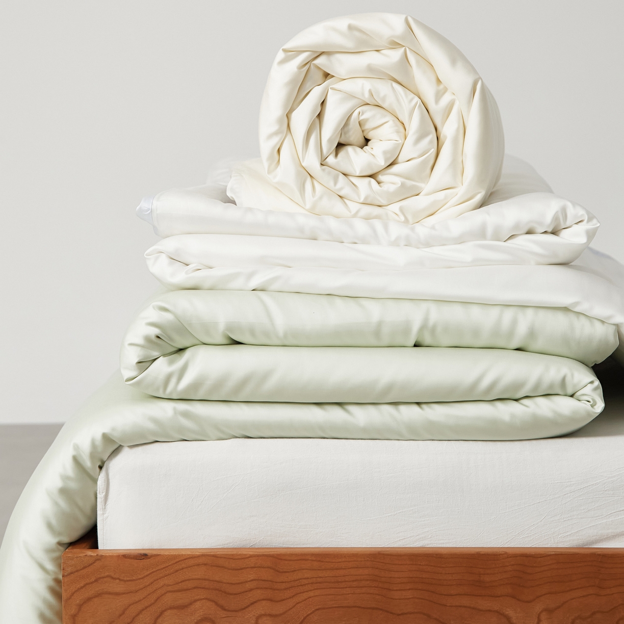 91家纺网 家纺一手货源 找家纺 EH家居 2026春夏新款简约纯色天丝单品被套 all