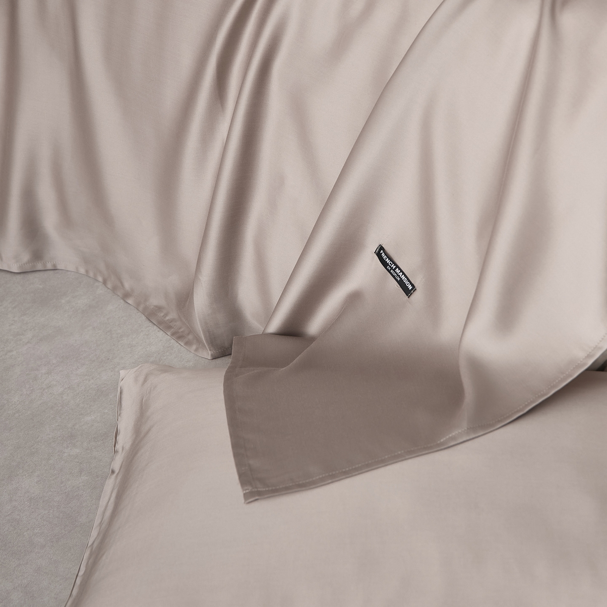 91家纺网 家纺一手货源 找家纺 （总）EH家居 2026春夏新款简约纯色天丝单品床单