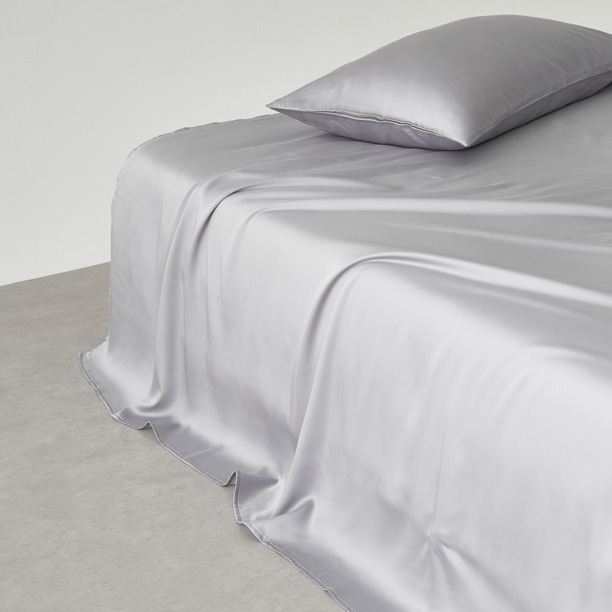 91家纺网 家纺一手货源 找家纺 （总）EH家居 2026春夏新款简约纯色天丝单品床单