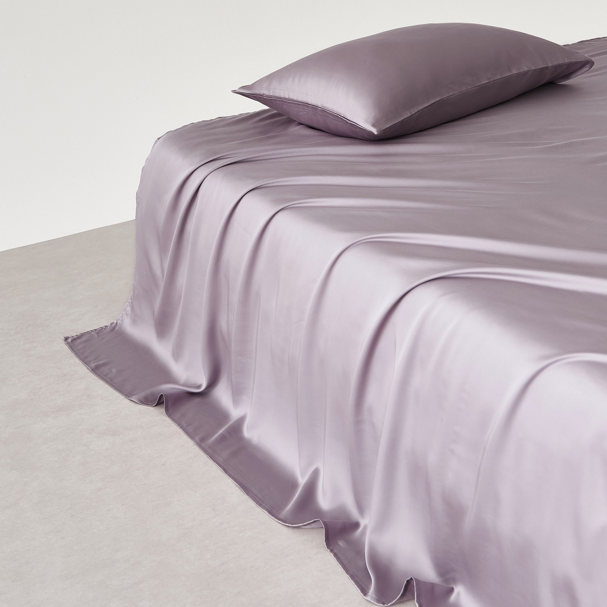 91家纺网 家纺一手货源 找家纺 （总）EH家居 2026春夏新款简约纯色天丝单品床单