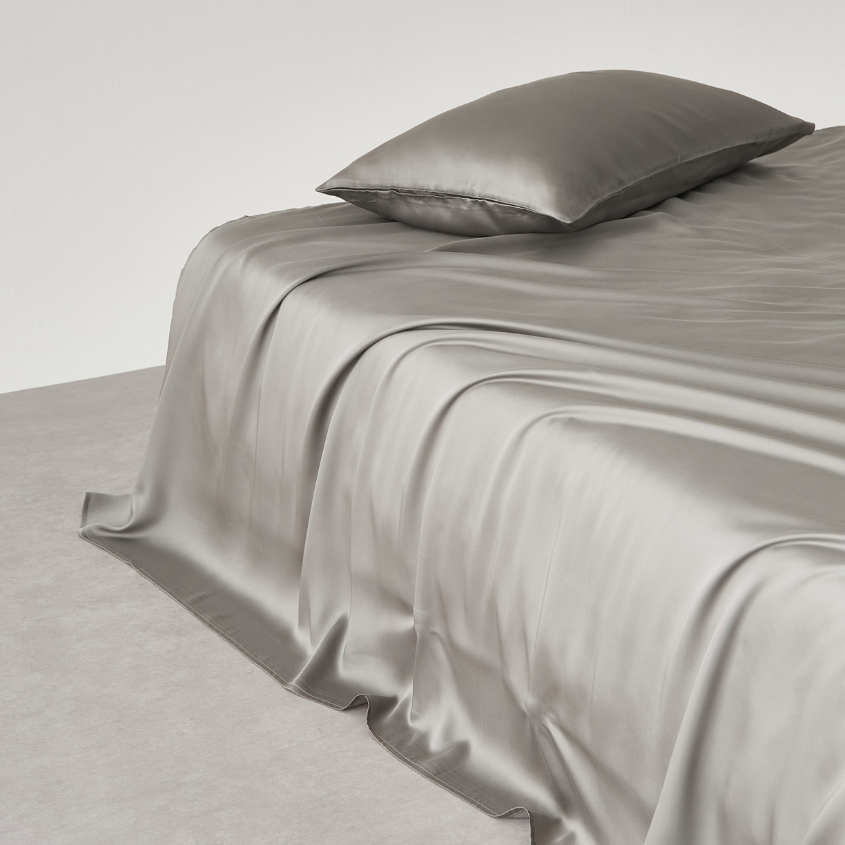 91家纺网 家纺一手货源 找家纺 （总）EH家居 2026春夏新款简约纯色天丝单品床单