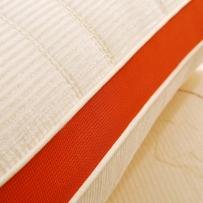 91家纺网 家纺一手货源 找家纺 浩宇家纺 2026新款雪尼绒枕头枕芯单人刺绣护颈枕成人家用舒适款6304 姜舒暖-立体白色