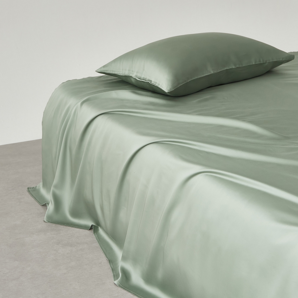 91家纺网 家纺一手货源 找家纺 （总）EH家居 2026春夏新款简约纯色天丝单品床单