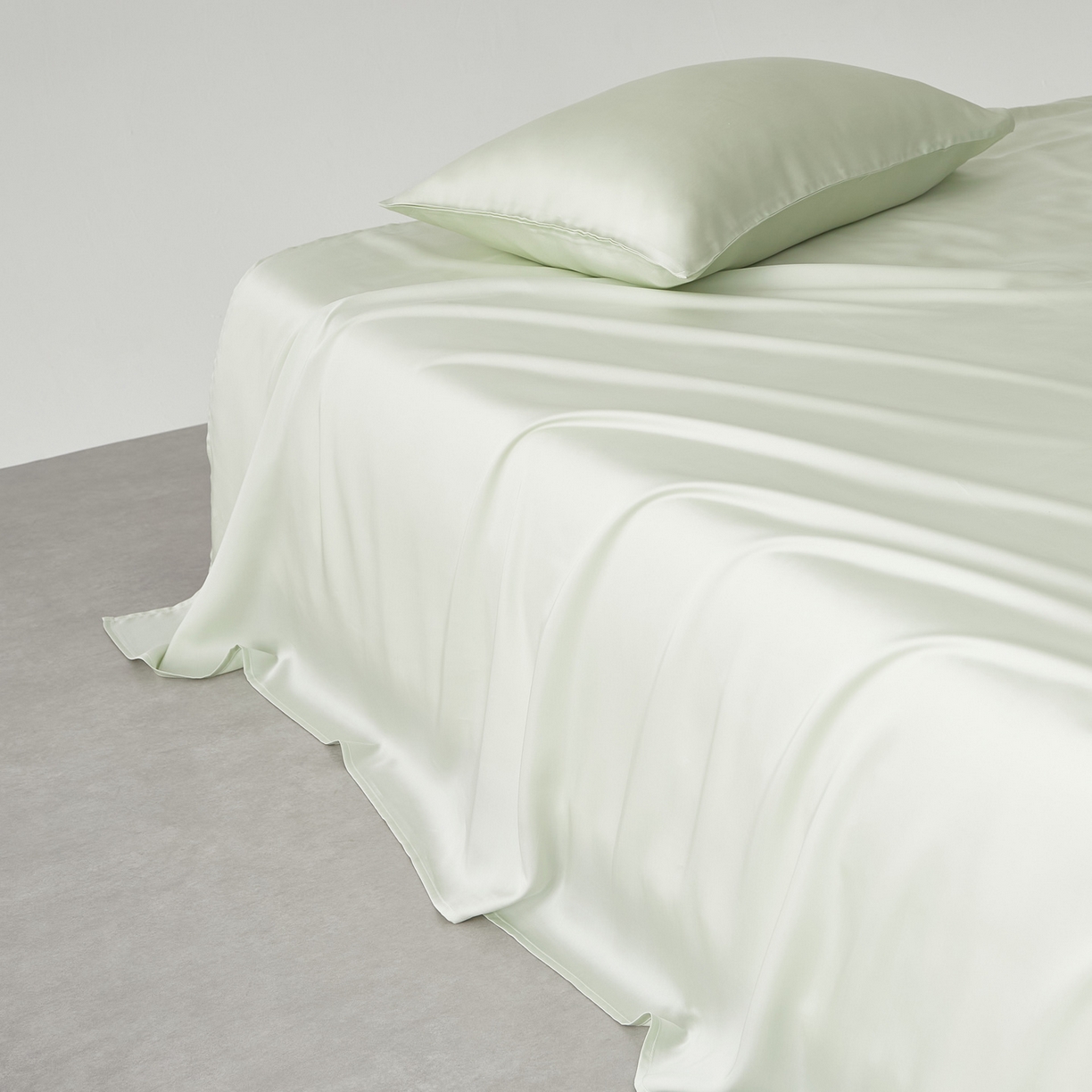 91家纺网 家纺一手货源 找家纺 （总）EH家居 2026春夏新款简约纯色天丝单品床单