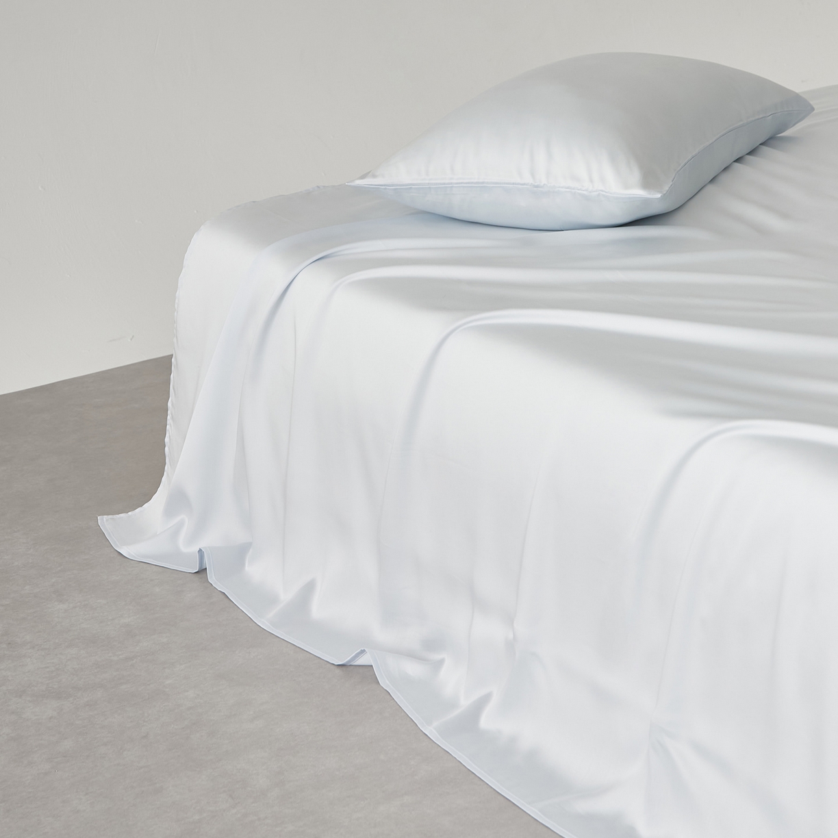 91家纺网 家纺一手货源 找家纺 （总）EH家居 2026春夏新款简约纯色天丝单品床单