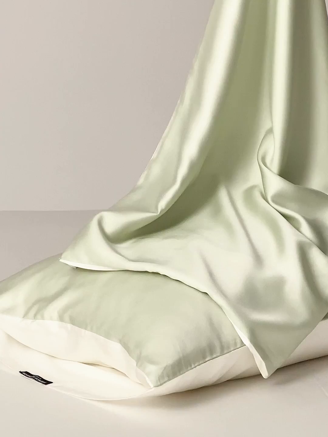 91家纺网 家纺一手货源 找家纺 （总）EH家居 2026春夏新款简约纯色天丝单品枕套（AA版）（床单床笠同款）