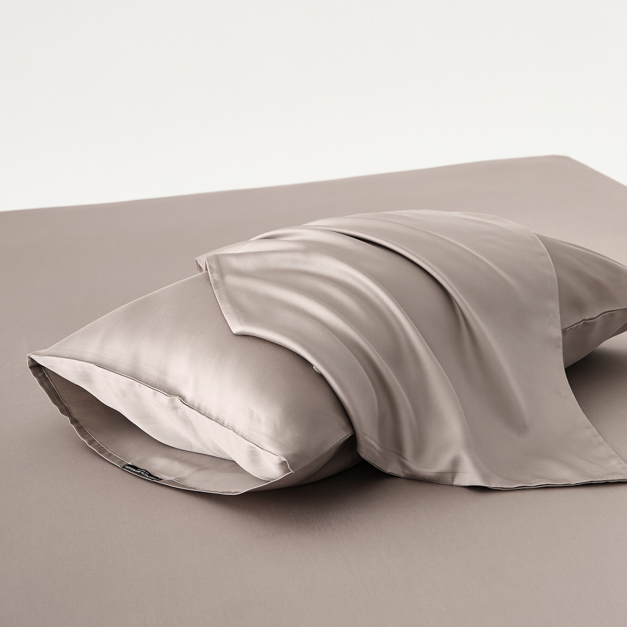 91家纺网 家纺一手货源 找家纺 （总）EH家居 2026春夏新款简约纯色天丝单品枕套（AA版）（床单床笠同款）