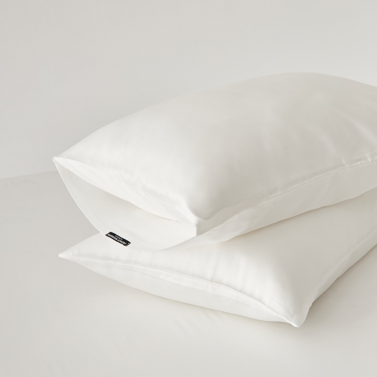 91家纺网 家纺一手货源 找家纺 （总）EH家居 2026春夏新款简约纯色天丝单品枕套（AA版）（床单床笠同款）