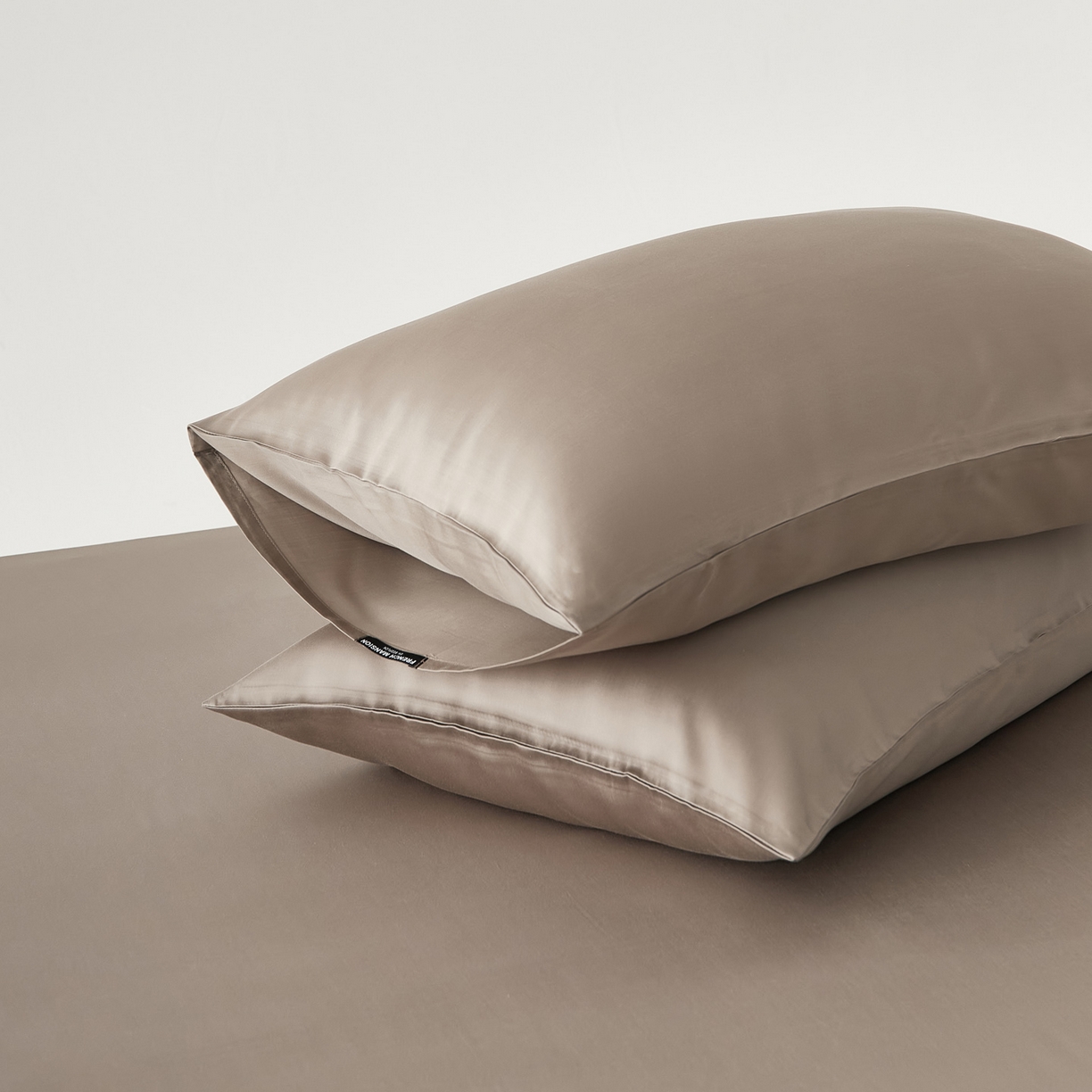 91家纺网 家纺一手货源 找家纺 （总）EH家居 2026春夏新款简约纯色天丝单品枕套（AA版）（床单床笠同款）