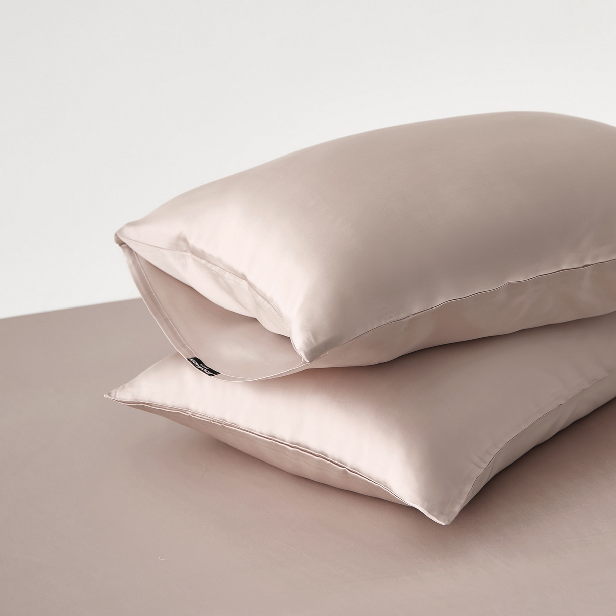 91家纺网 家纺一手货源 找家纺 （总）EH家居 2026春夏新款简约纯色天丝单品枕套（AA版）（床单床笠同款）