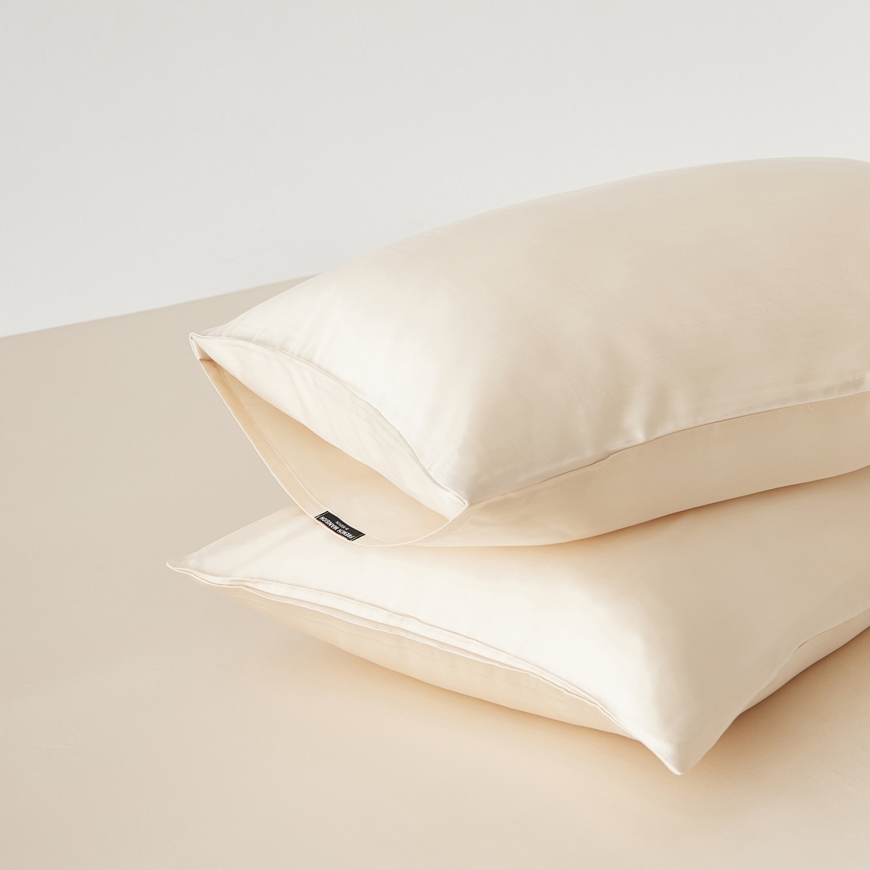 91家纺网 家纺一手货源 找家纺 （总）EH家居 2026春夏新款简约纯色天丝单品枕套（AA版）（床单床笠同款）